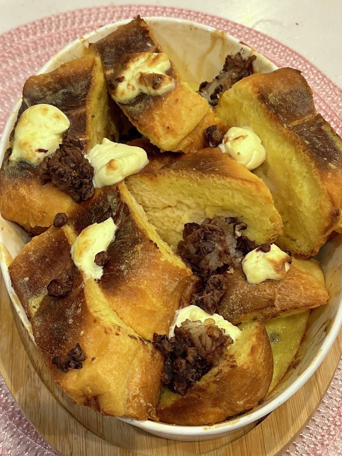 あんことクリチーのパン プディング レシピ 作り方 By みゆw Moco クックパッド