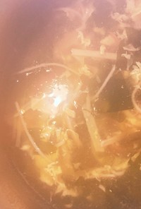 我が家の超〜簡単ふわふわ卵スープ