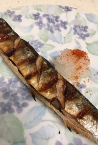 秋刀魚の塩焼き！！