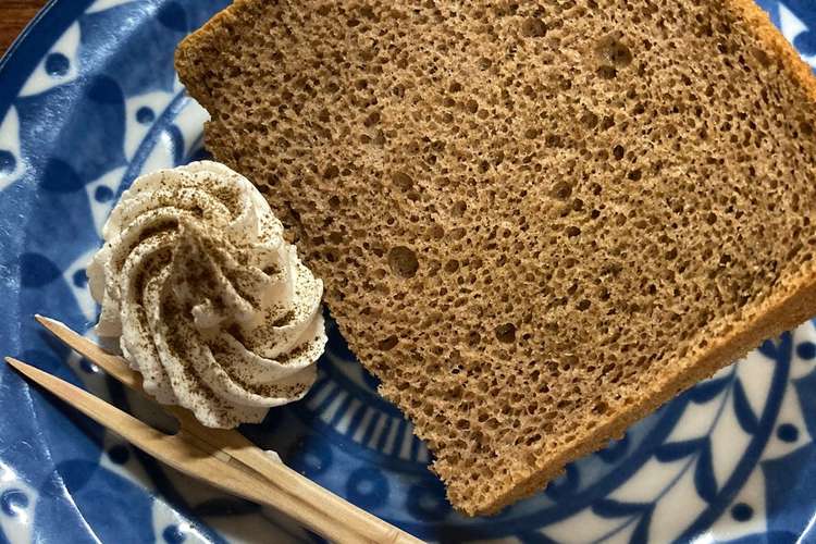 ほうじ茶香る米粉のシフォンケーキ レシピ 作り方 By 志布志市 クックパッド