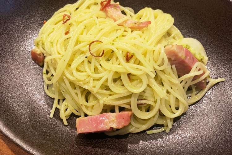 バジルペペロンチーノ レシピ 作り方 By Tacos12 クックパッド