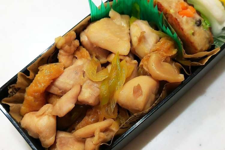 5分でできる 鶏と油揚げのお弁当メイン レシピ 作り方 By Asaka クックパッド