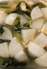 かぶと小松菜のホッコリ煮