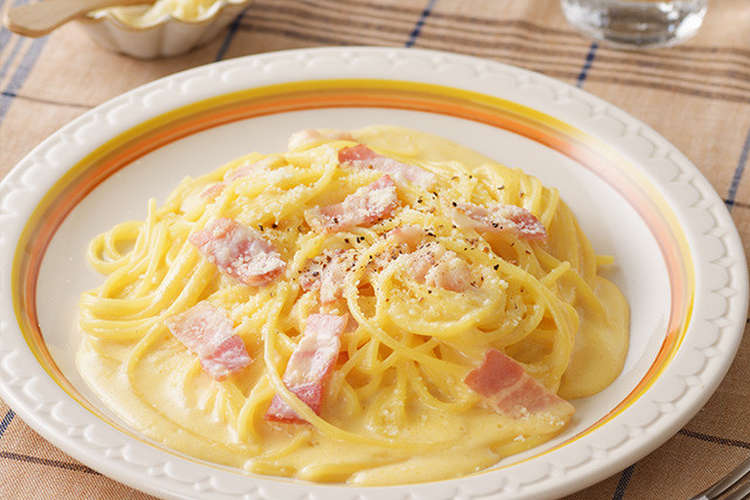 生クリームいらずの濃厚カルボナーラ レシピ 作り方 By ハウス食品株式会社 クックパッド 簡単おいしいみんなのレシピが352万品