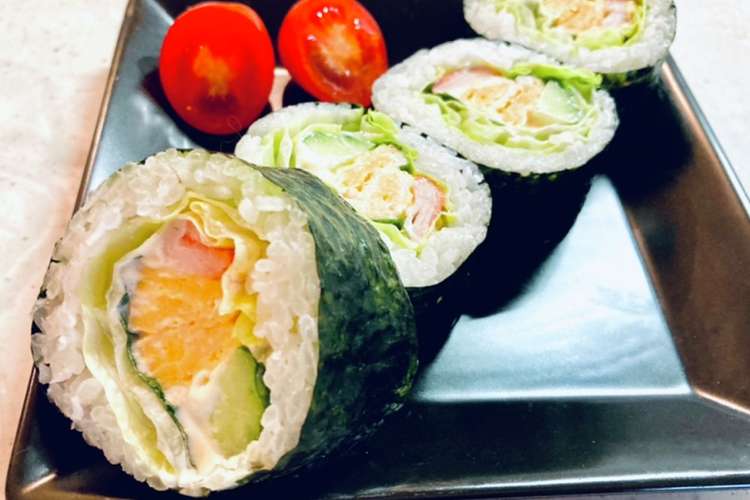 我が家の定番 レタス巻き サラダ巻き レシピ 作り方 By ぉちょら クックパッド 簡単おいしいみんなのレシピが353万品
