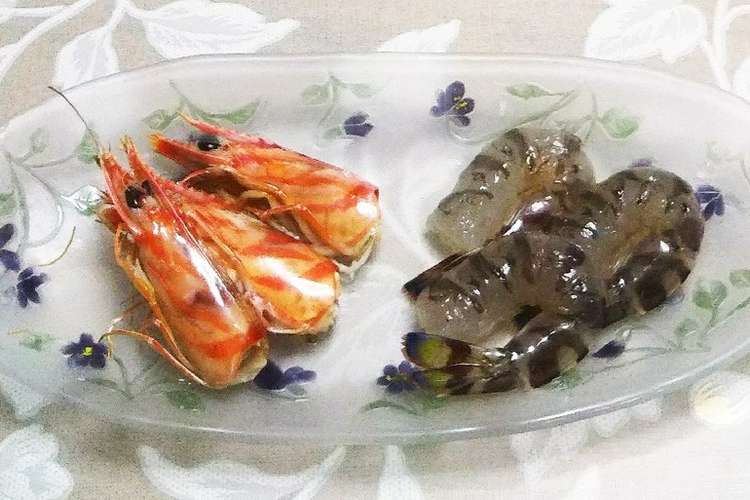 車海老の刺身 お頭塩焼き レシピ 作り方 By Sakieiyou クックパッド 簡単おいしいみんなのレシピが367万品