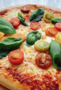 発酵なしでできる♡シンプルなピザ