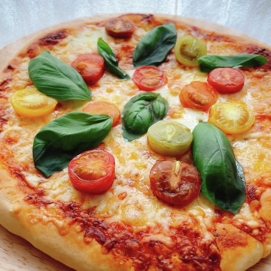 発酵なしでできる♡シンプルなピザの画像