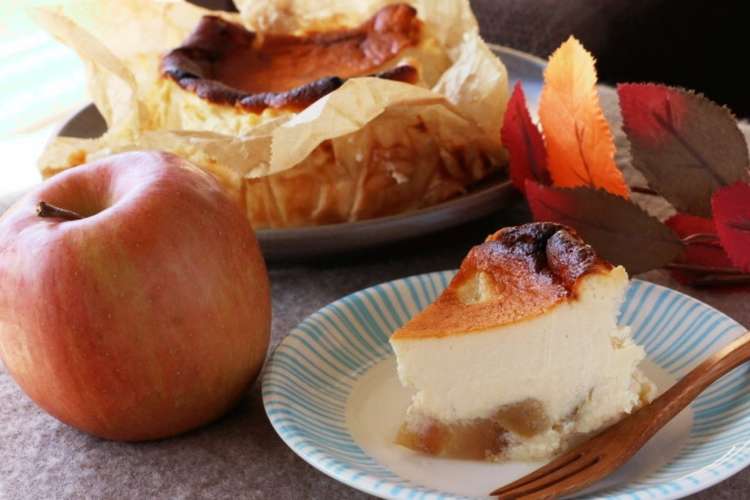 クリスマスに りんごのバスクチーズケーキ レシピ 作り方 By Maron クックパッド 簡単おいしいみんなのレシピが350万品