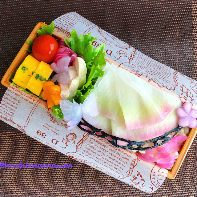 大人のキャラ弁 鬼滅シリーズ5 しのぶ レシピ 作り方 By ほしママ Womo クックパッド