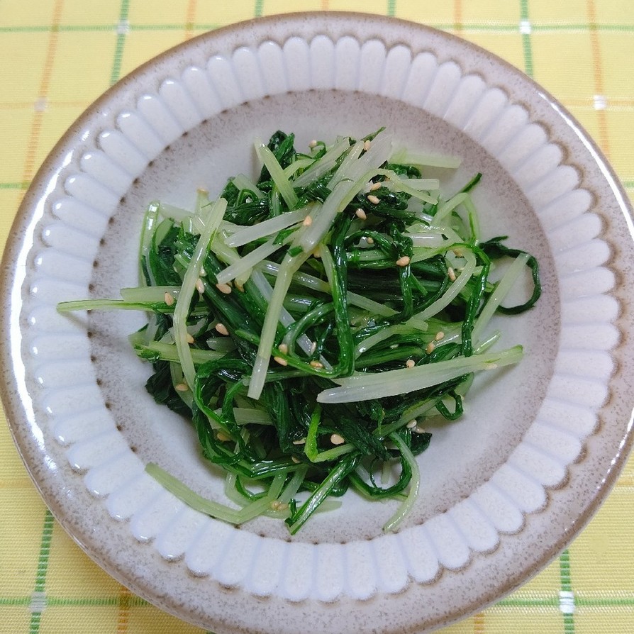 とても美味しい水菜のナムルの画像