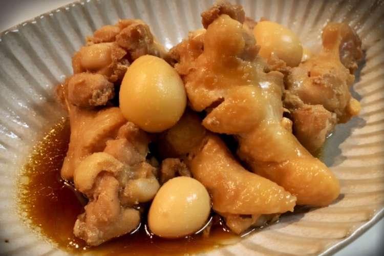 簡単 鶏手羽元とうずらの卵の柔らか煮 レシピ 作り方 By ｔ ｕｍａｍａ クックパッド 簡単おいしいみんなのレシピが370万品