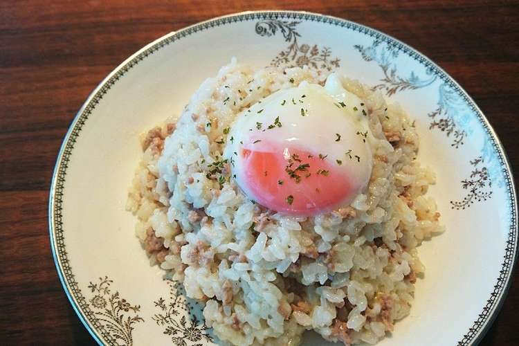 豚ひき肉と温泉卵のチーズリゾット レシピ 作り方 By ミトママ クックパッド 簡単おいしいみんなのレシピが360万品