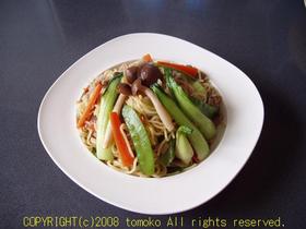 秋のキノコ塩焼きそば