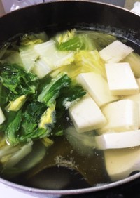 湯豆腐はシンプルでダイエット