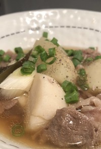 里芋と牛肉の韓国スープ　トランタン