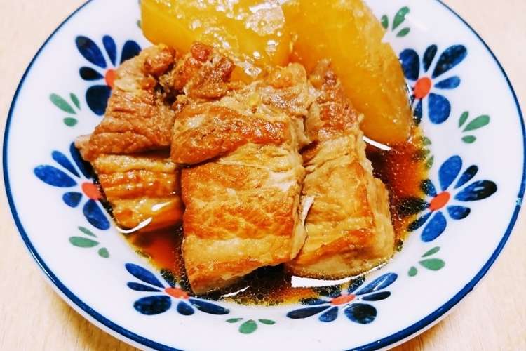 圧力鍋でトロトロ 豚バラと大根の煮物 レシピ 作り方 By Nemino クックパッド