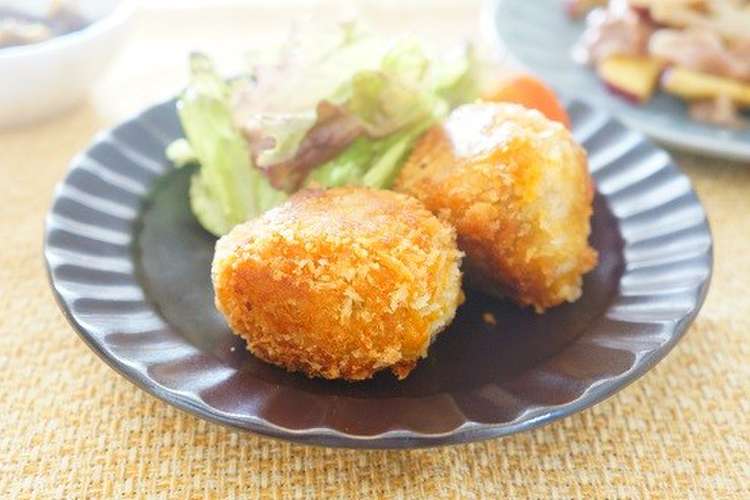とろーりさけるチーズ入りかぼちゃコロッケ レシピ 作り方 By ちいさなしあわせkt クックパッド 簡単おいしいみんなのレシピが355万品