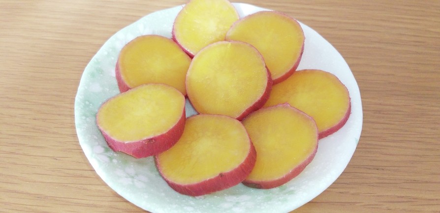 サツマイモのレモン煮の画像
