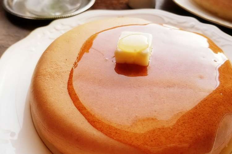 豆乳でホットケーキ 卵牛乳無し レシピ 作り方 By 小梅のおうちレシピ クックパッド 簡単おいしいみんなのレシピが349万品