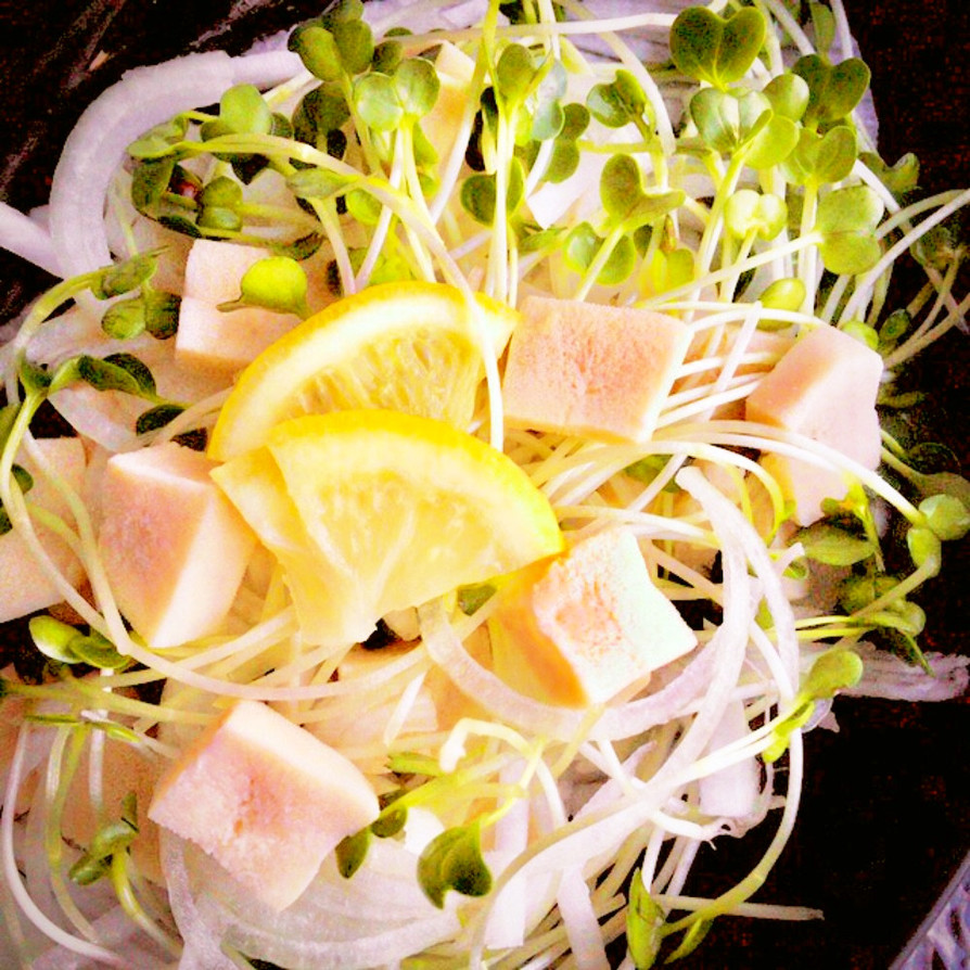 レンジで簡単 高野豆腐のダイエットサラダの画像