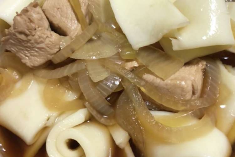 蝶極太うどんで鳥なんば レシピ 作り方 By チョコボール大好き クックパッド 簡単おいしいみんなのレシピが352万品