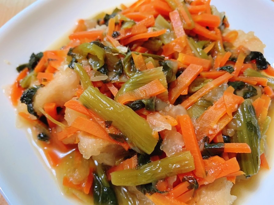 胸肉と小松菜の煮物の画像