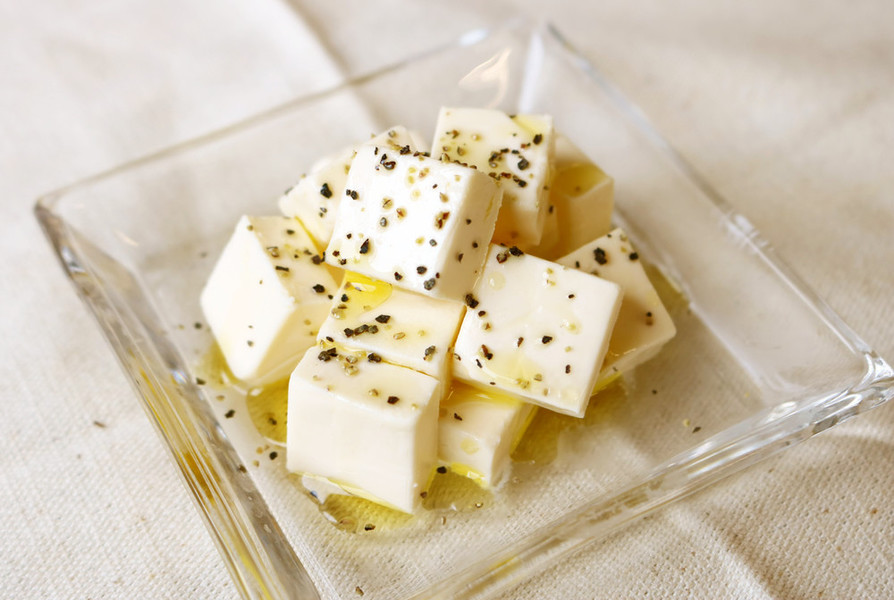 クリームチーズの透明醤油漬けの画像