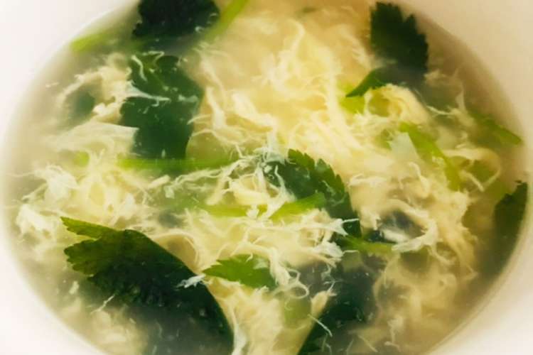 三つ葉と卵のかきたまスープ レシピ 作り方 By よもだ飯 クックパッド 簡単おいしいみんなのレシピが355万品