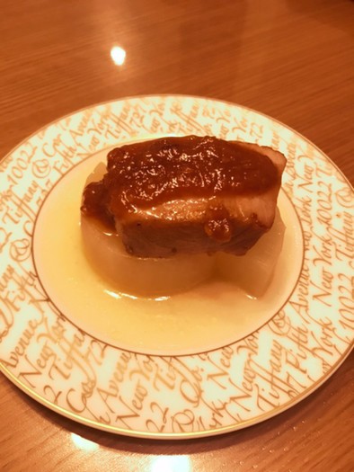 マグロステーキの大根味噌ソテーの写真