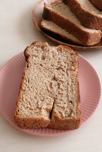 HBで簡単！全粒粉100%ふわふわ食パン