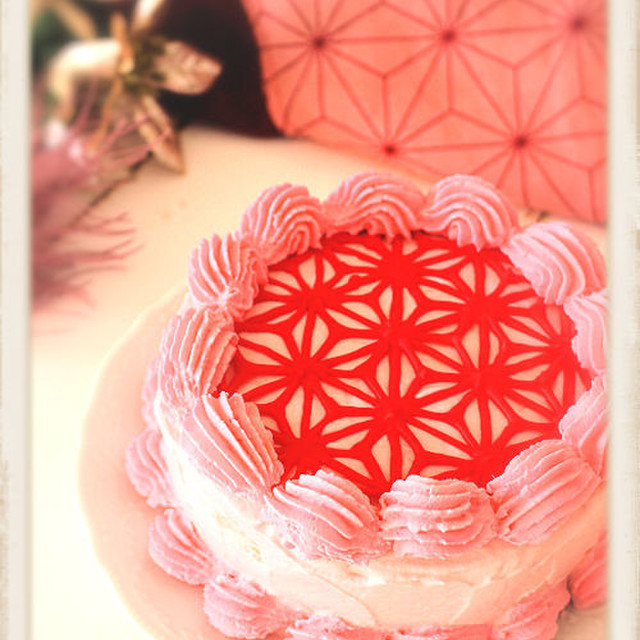 ひなまつりに 鬼滅の刃風 麻の葉柄ケーキ レシピ 作り方 By Cafeksえつこ クックパッド 簡単おいしいみんなのレシピが350万品