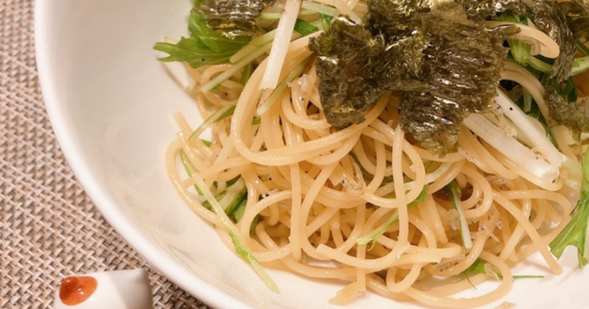 やる気up しらすと水菜のパスタ レシピ 作り方 By ブレイン食堂 クックパッド 簡単おいしいみんなのレシピが361万品