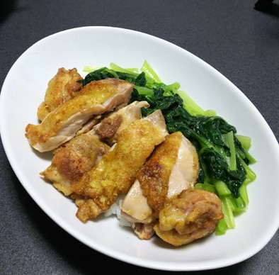 鶏肉でパイコー飯風の写真