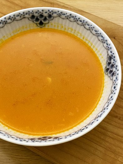にんじん  トマトスープの写真
