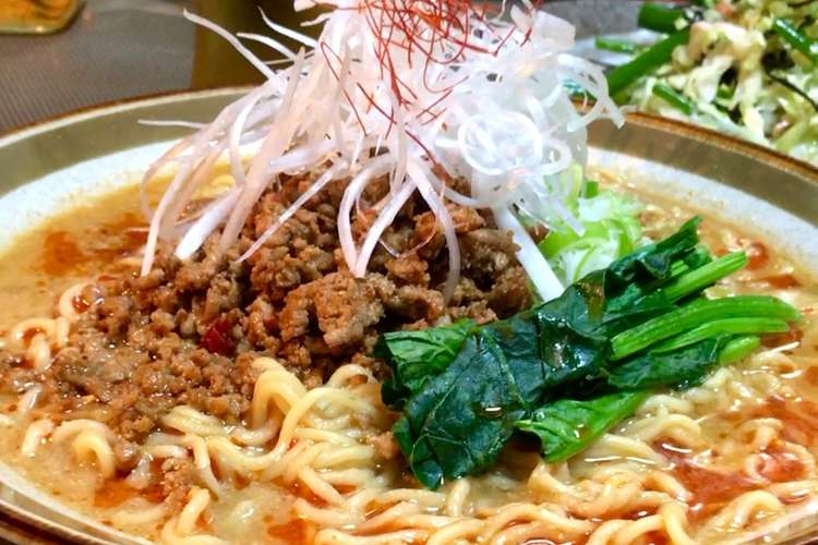 寿がきや台湾ラーメンで作る旨辛坦々麺 レシピ 作り方 By お家シェフkaiya クックパッド 簡単おいしいみんなのレシピが370万品