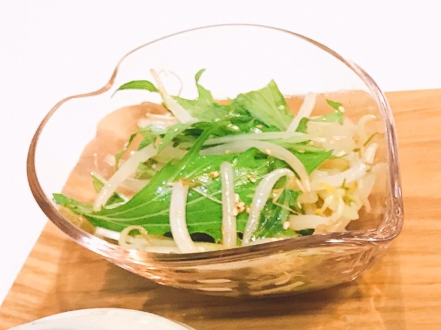 水菜のおつまみサラダの画像