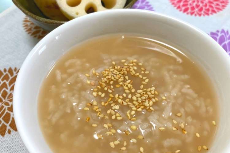 風邪 子供も 蓮根入り中華スープごはん レシピ 作り方 By たっぷりん子 クックパッド