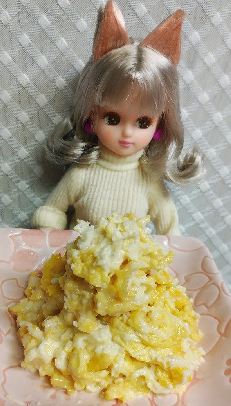 リカちゃん♡生カリフラワーと卵マヨサラダの画像
