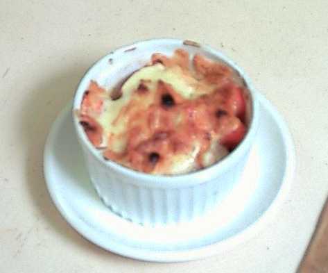 トマト・オクラのチーズ焼きの画像