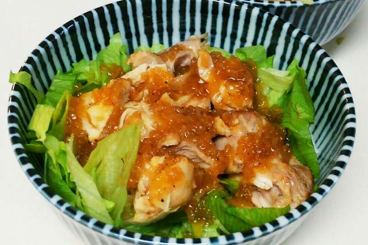 鶏もも肉のさっぱり丼 レシピ 作り方 By しきママ クックパッド 簡単おいしいみんなのレシピが352万品