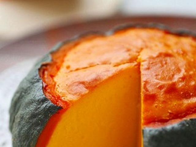 まるごとかぼちゃのベイクドチーズケーキ レシピ 作り方 By みつぞう クックパッド