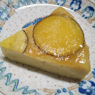 さつま芋の甘露煮風ケーキの写真