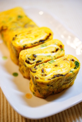 ✿塩昆布とねぎの卵焼き✿