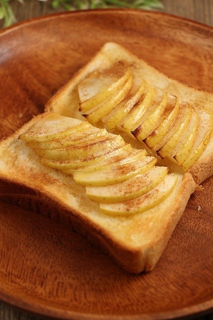 簡単！りんごトースト☆シュガーバターの画像
