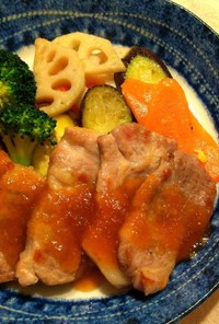 豚肉と彩り野菜の焼きもの