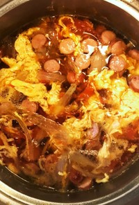 【朝スープ】トマトと卵のコンソメスープ