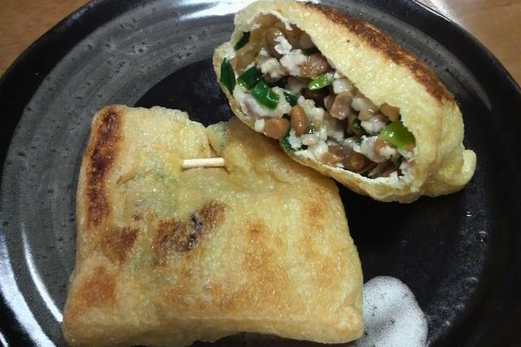 鶏ひき肉と納豆のきつね焼き レシピ 作り方 By みづきちっ クックパッド 簡単おいしいみんなのレシピが354万品