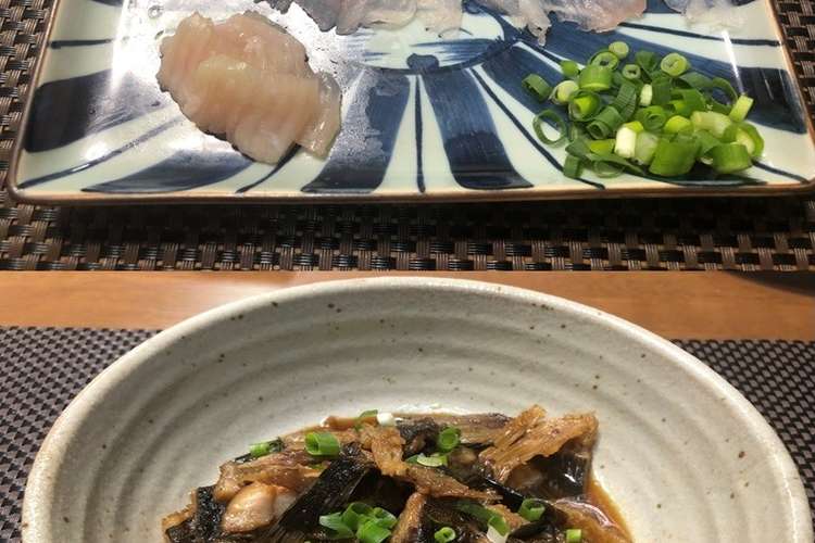 ナメタカレイの薄造りとアラの煮付け レシピ 作り方 By クック2mb29p クックパッド 簡単おいしいみんなのレシピが356万品