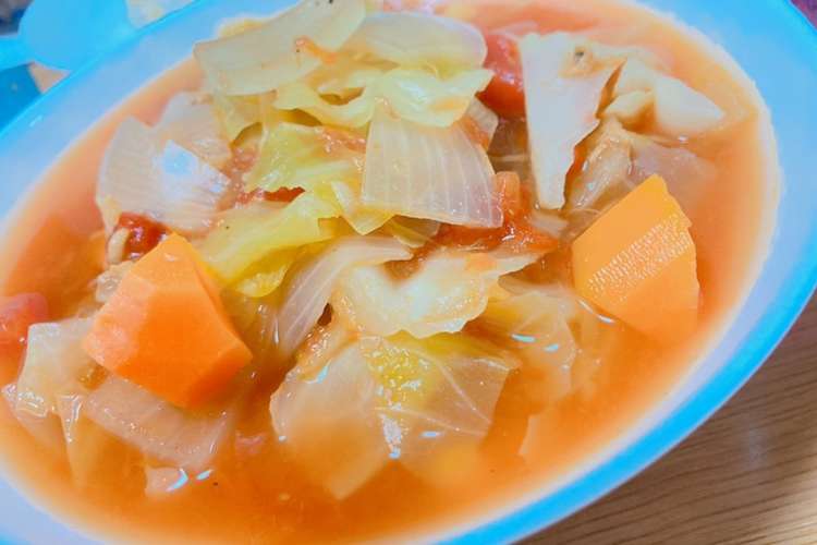 ダイエット ツナトマトスープ 簡単 レシピ 作り方 By りんごときのこ クックパッド
